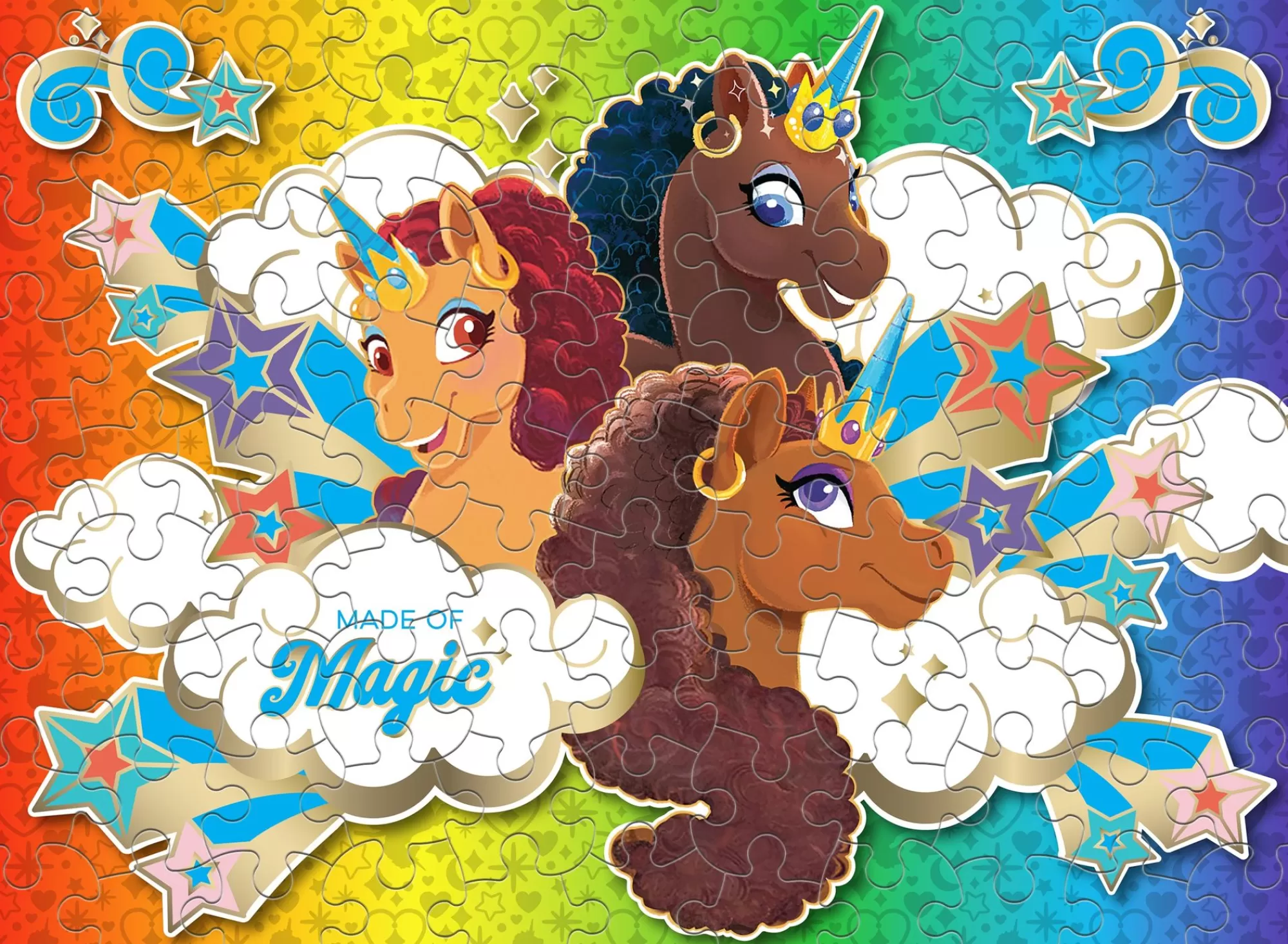 Ceaco Afro Unicorn - Made Of Magic - 100 Piece Puzzle* Kids Puzzles