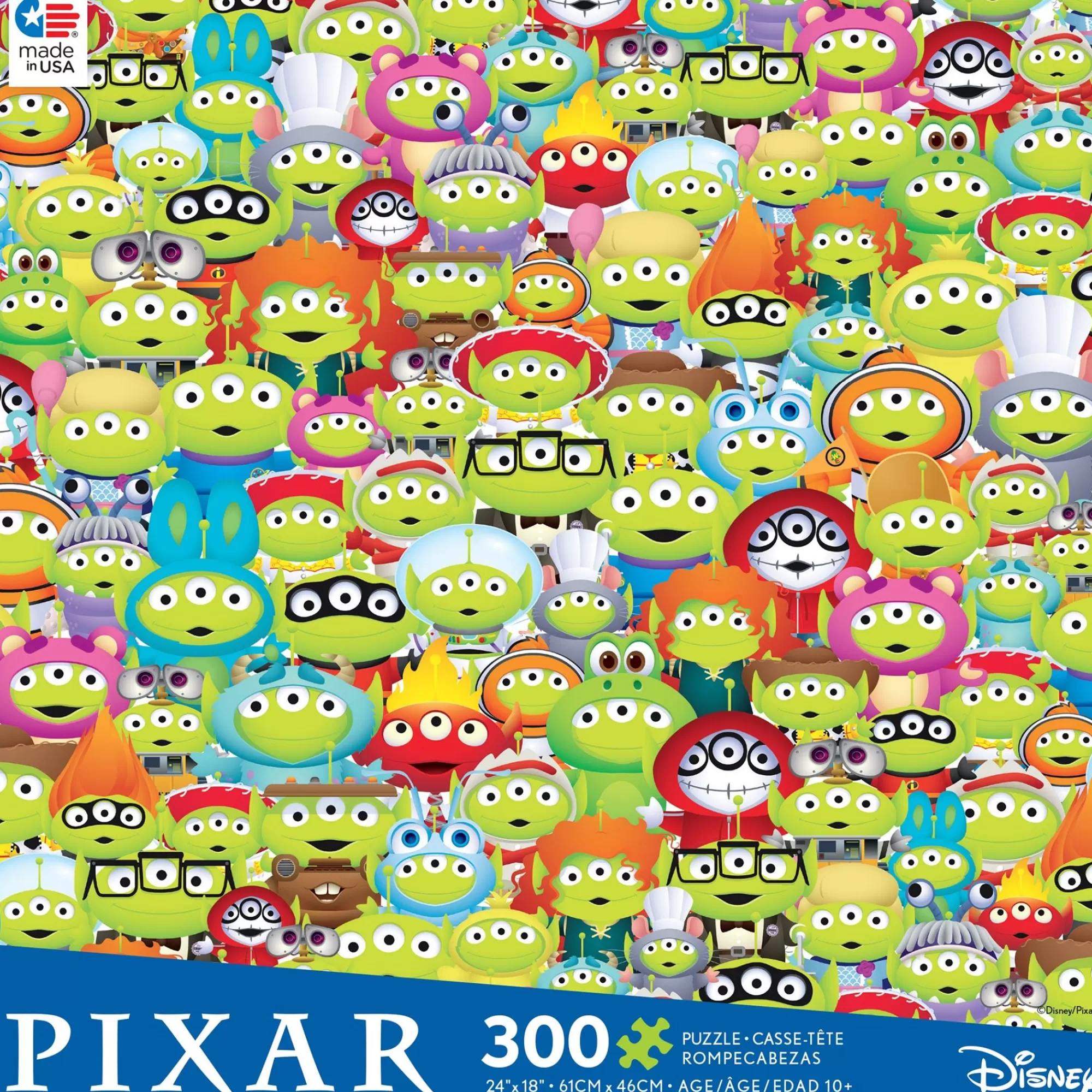 Ceaco Disney 300 Oversized Pieces - Aliens - 300 Piece Puzzle* Comic Art Puzzles