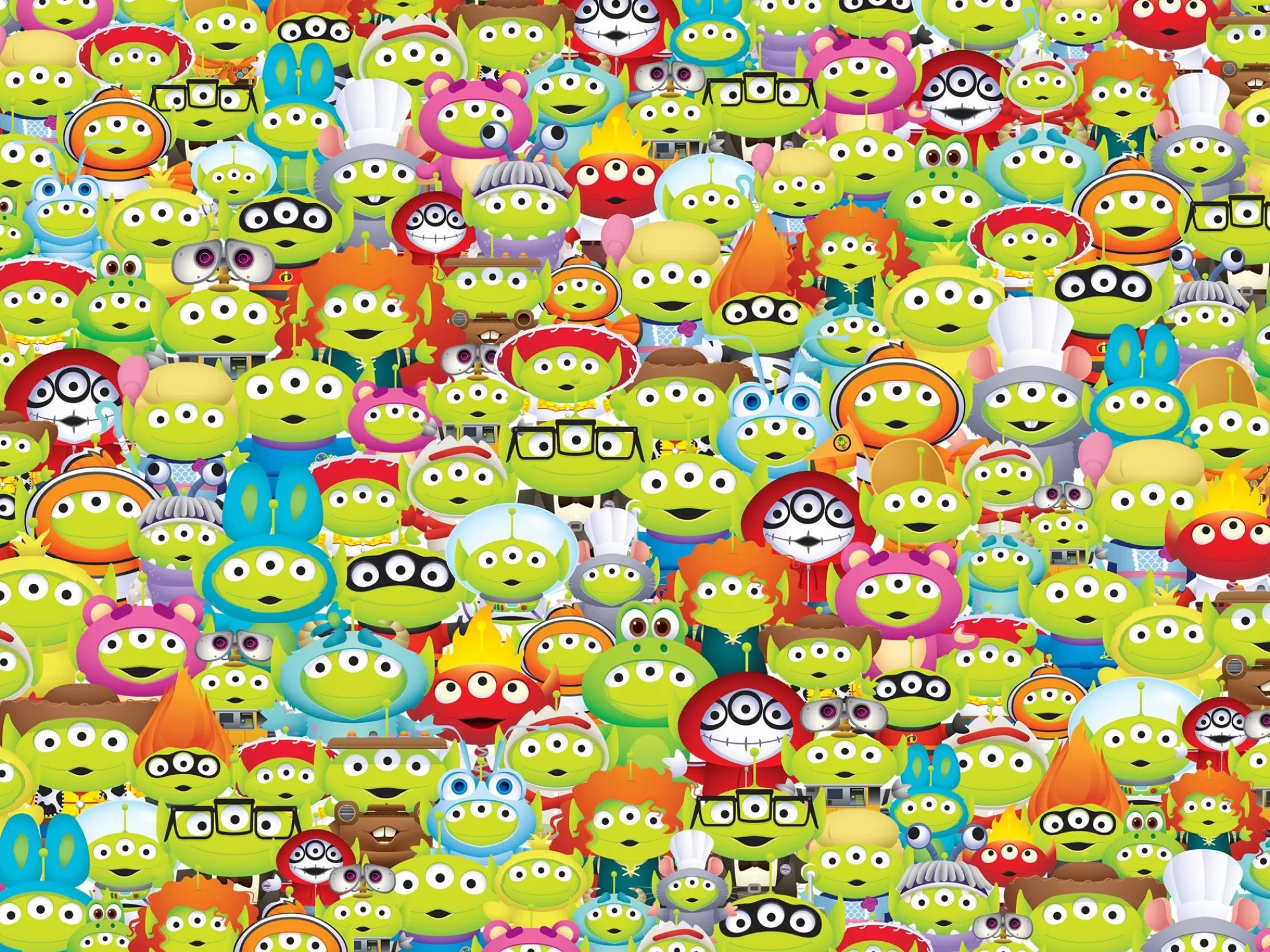 Ceaco Disney 300 Oversized Pieces - Aliens - 300 Piece Puzzle* Comic Art Puzzles