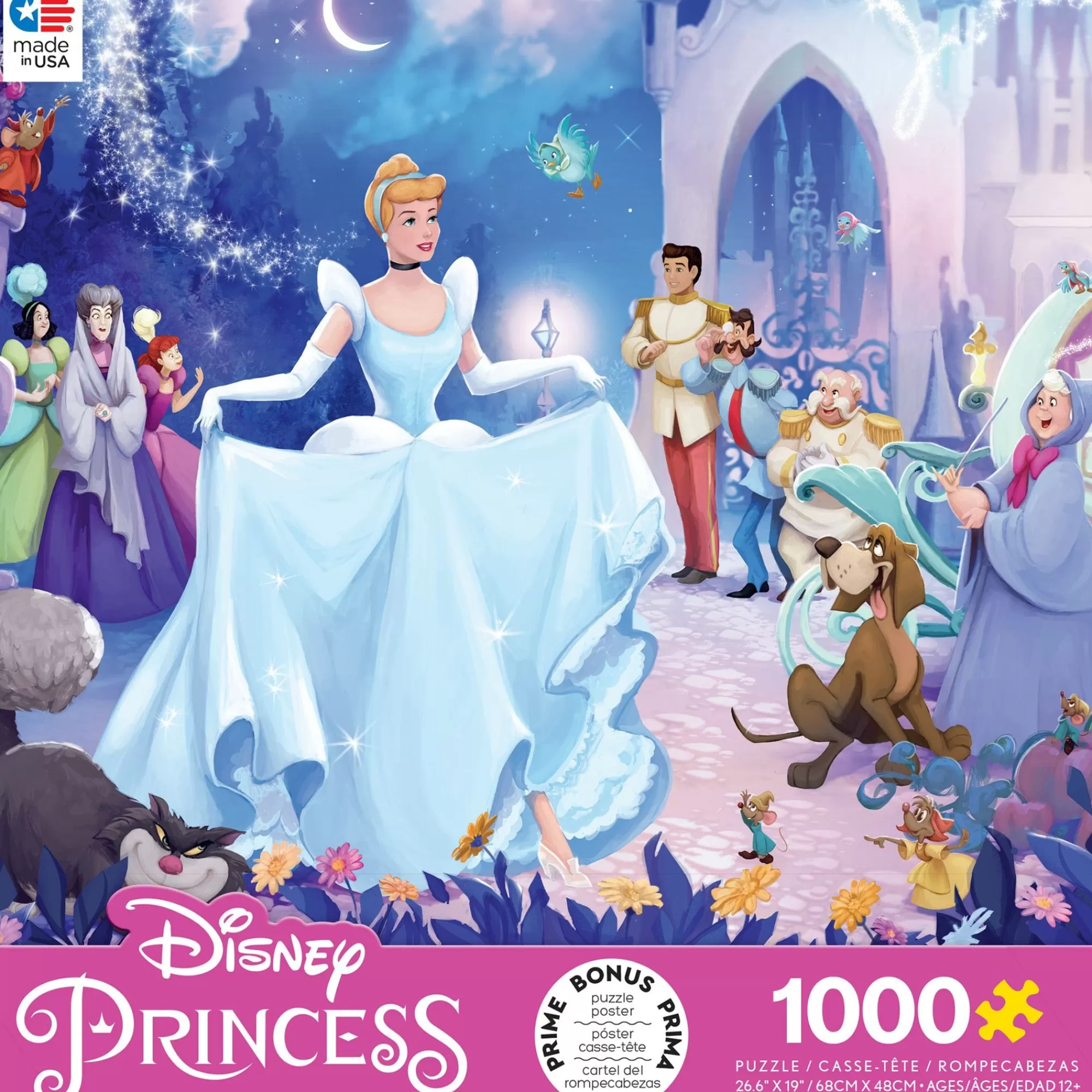 Ceaco Disney Fine Art - Cinderella'S Wish - 1000 Piece Puzzle* Disney Puzzles