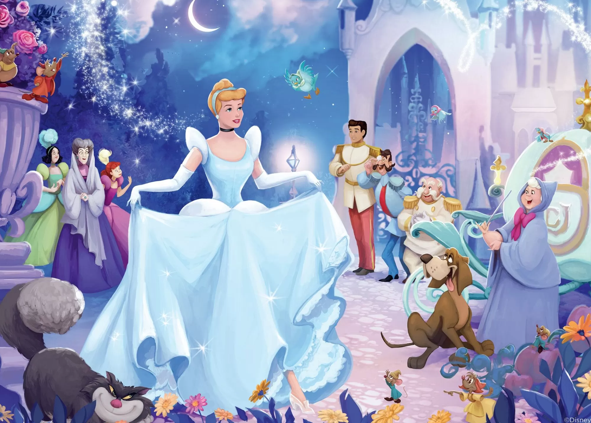 Ceaco Disney Fine Art - Cinderella'S Wish - 1000 Piece Puzzle* Disney Puzzles