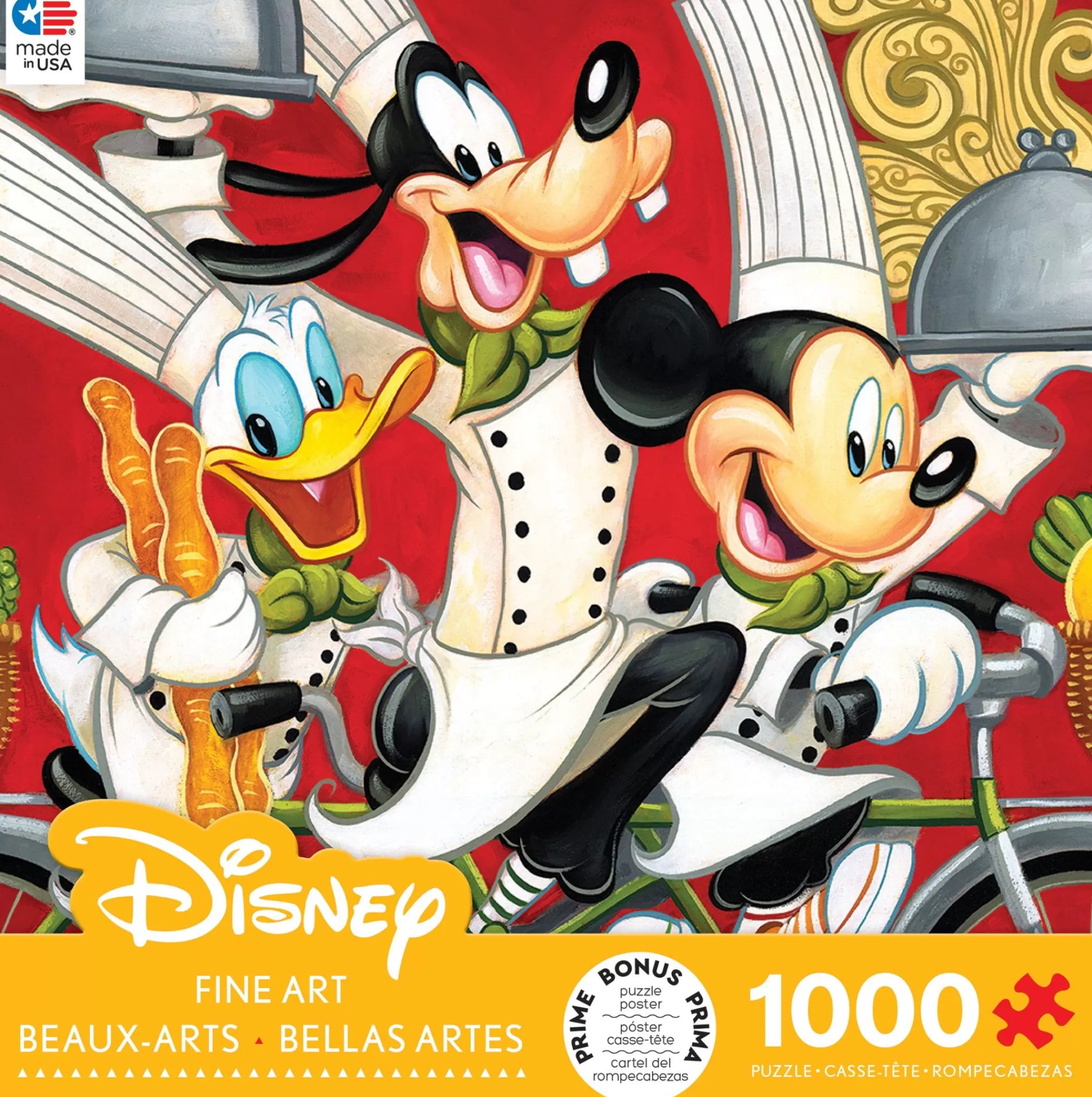 Ceaco Disney Fine Art - Wheeling In Flavor - 1000 Piece Puzzle* Disney Puzzles