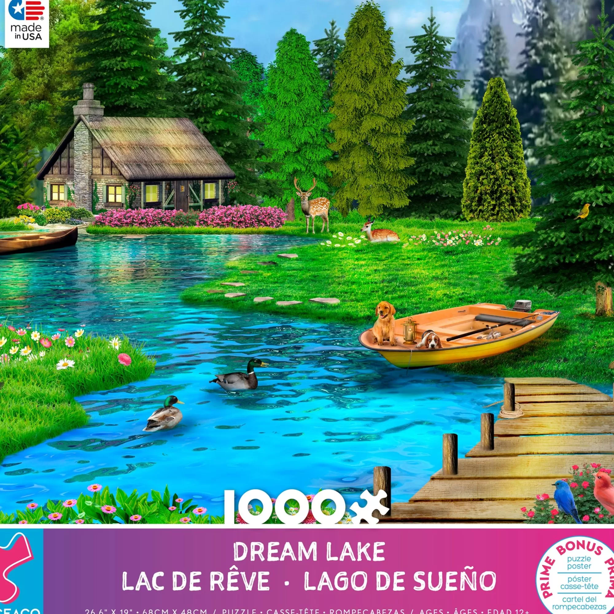 Ceaco Dream Lake- 1000 Piece Puzzle* Landscapes
