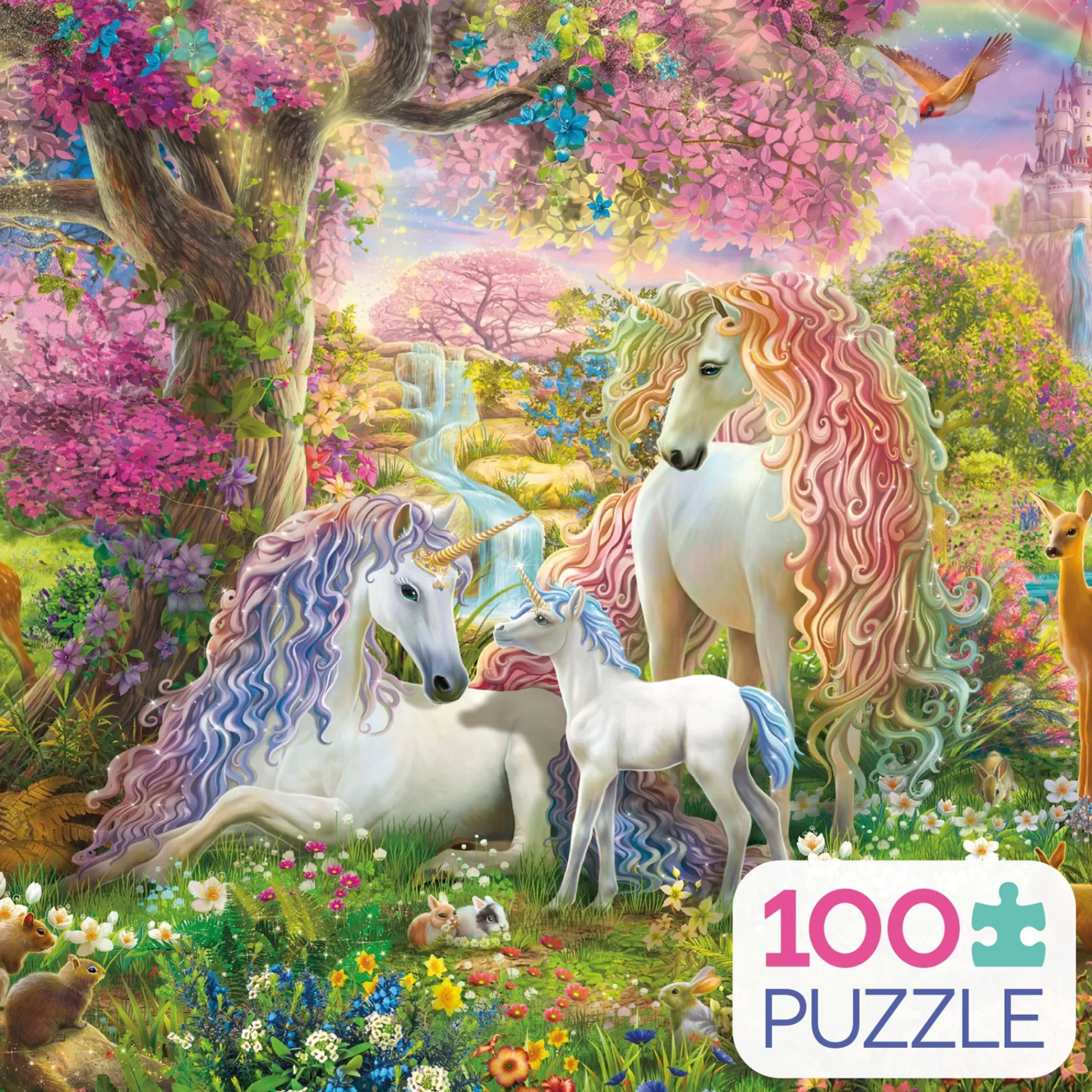 Ceaco Kids 100 Piece Puzzle - Enchanted Unicorns - 100 Piece Puzzle* Kids Puzzles
