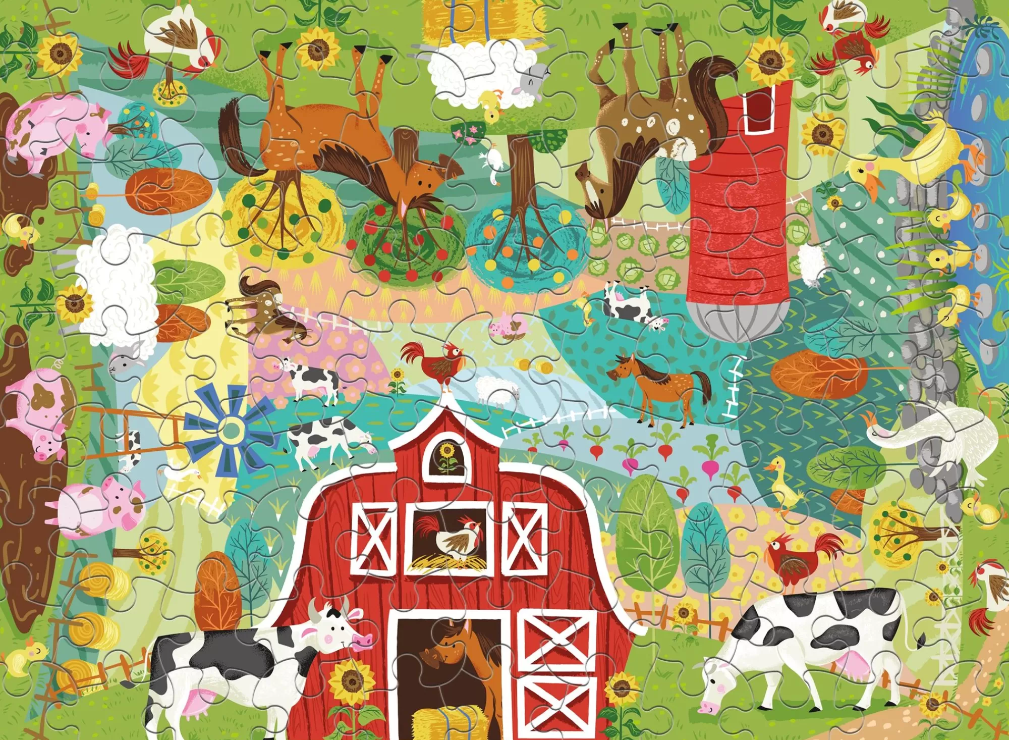 Ceaco Kids 100 Piece Puzzle - Home On The Farm - 100 Piece Puzzle* Animal Puzzles