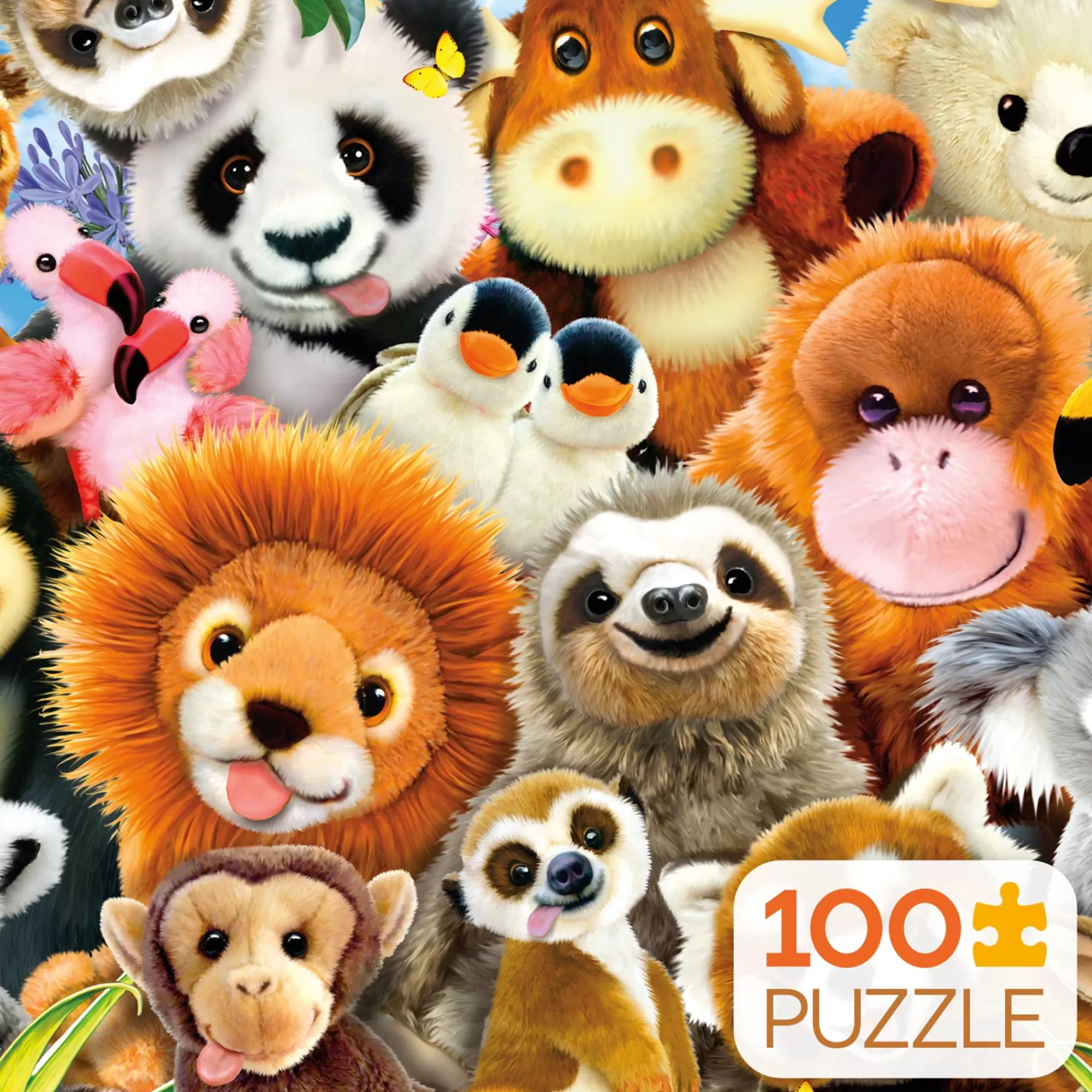 Ceaco Kids 100 Piece Puzzle - Plushie Parade - 100 Piece Puzzle* Animal Puzzles