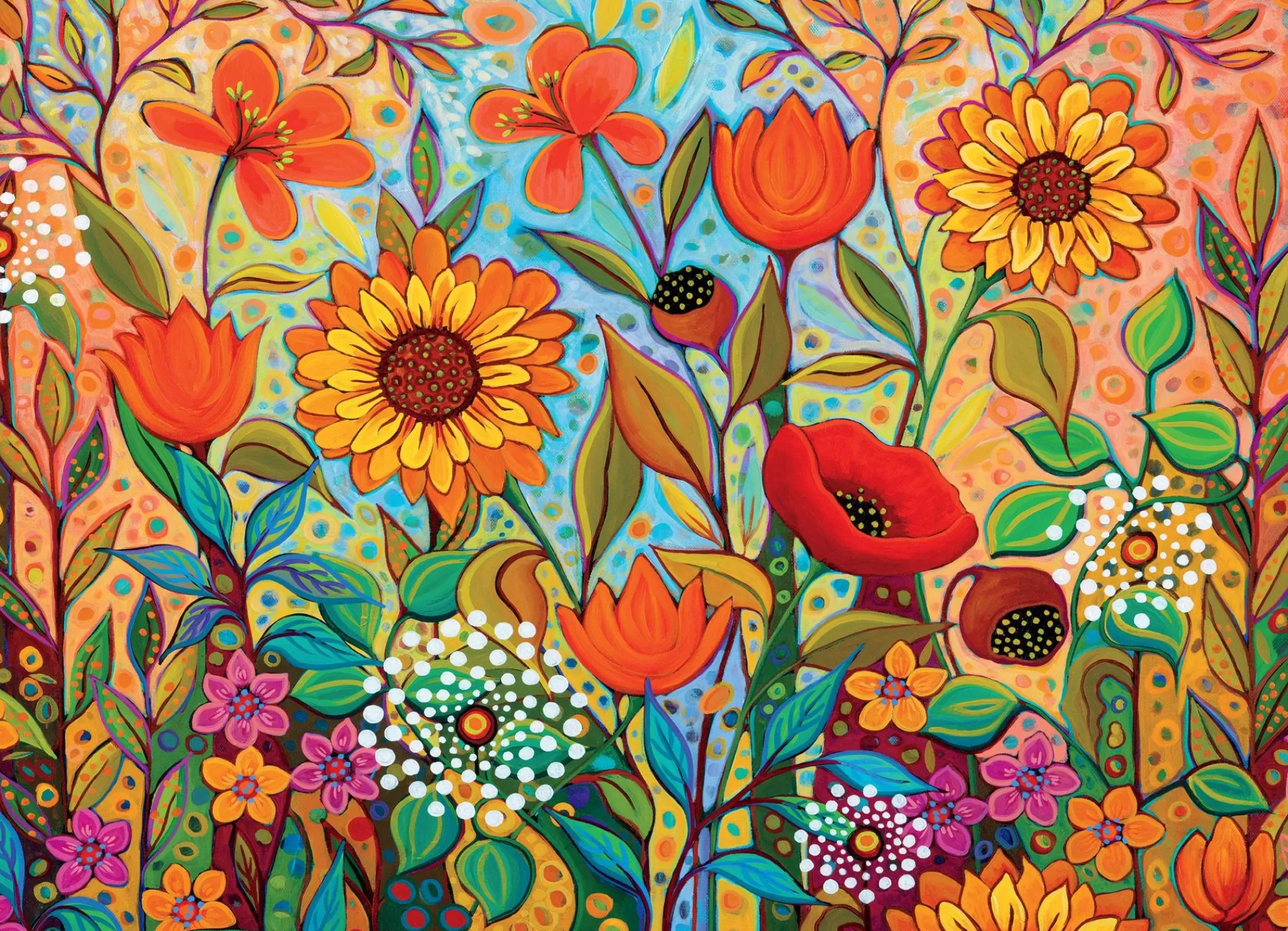 Ceaco Peggy'S Garden - Joy In The Morning - 1000 Piece Puzzle* Flowers Puzzles
