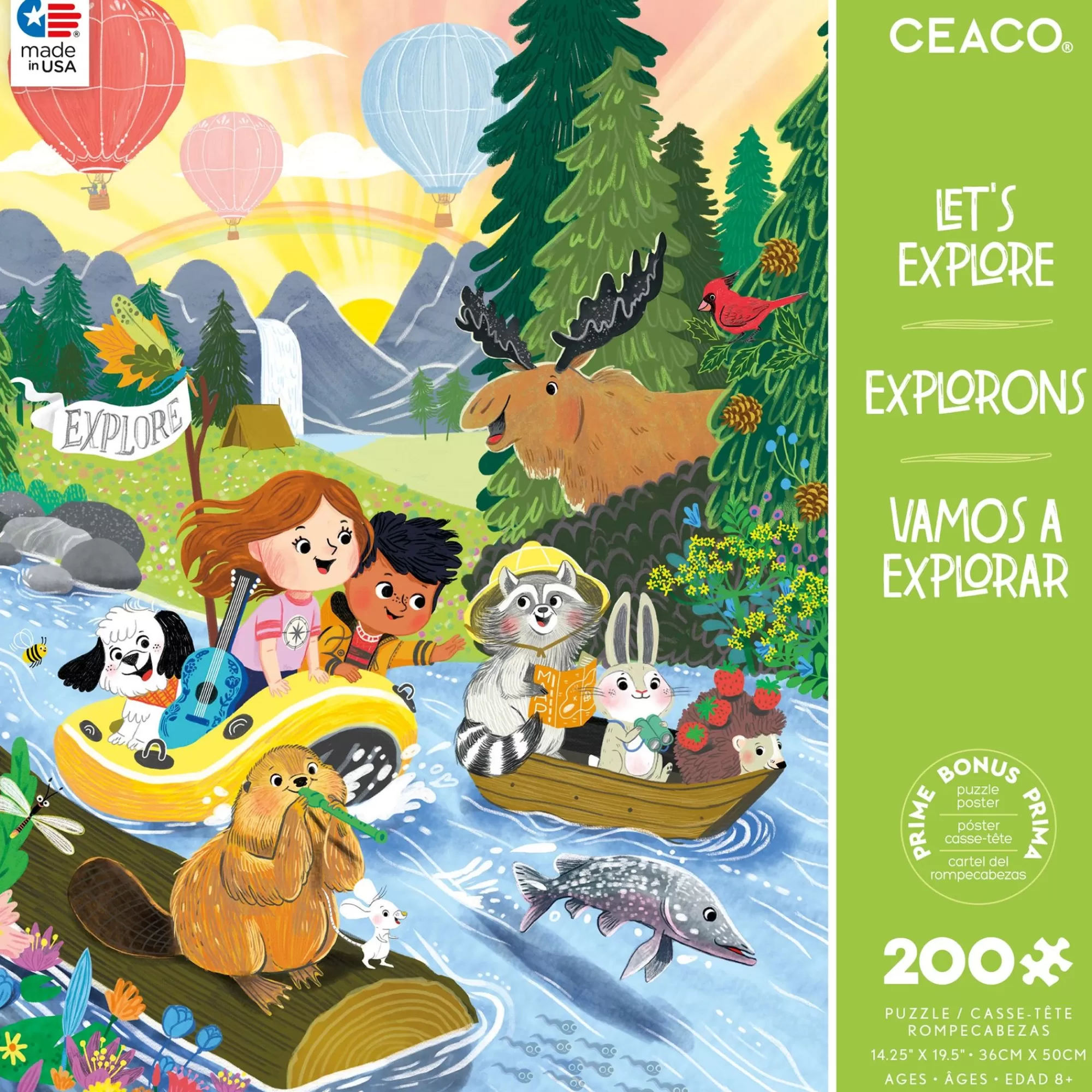 Ceaco This Girl Can - Let'S Explore! (Charlotte Bruijn) - 200 Piece Puzzle* Kids Puzzles