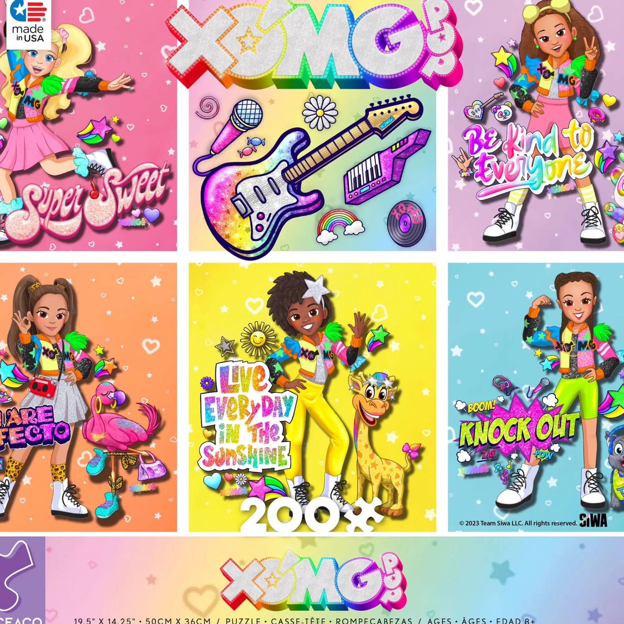 Ceaco This Girl Can - Party Like A Pop Star Xomg - 200 Piece Puzzle* Kids Puzzles