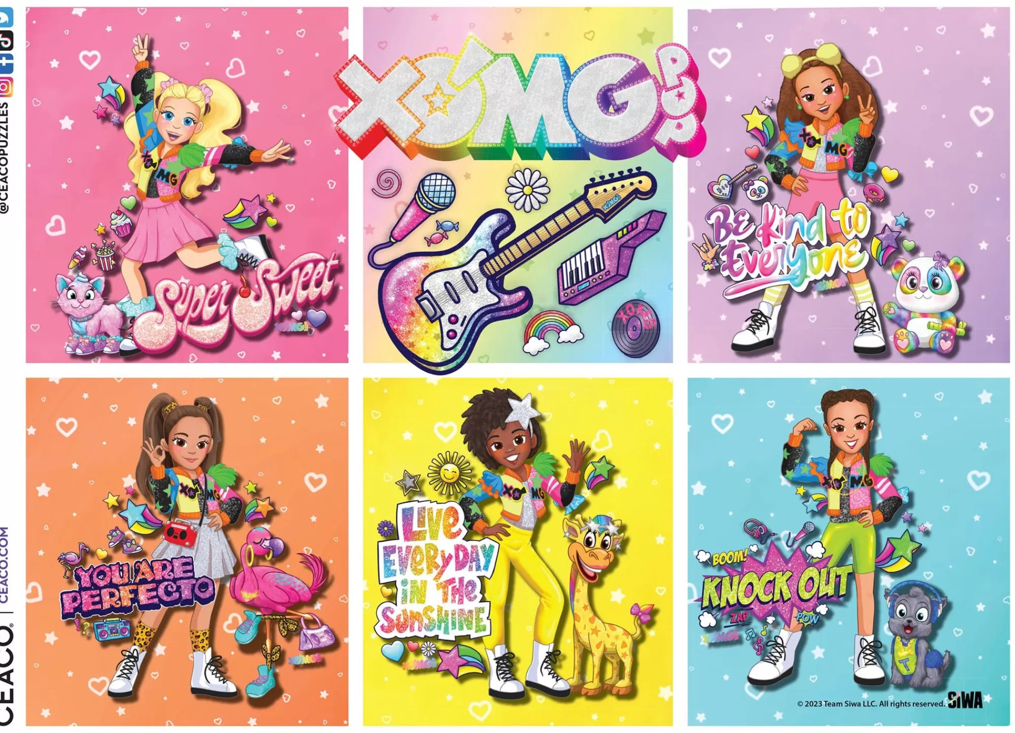 Ceaco This Girl Can - Party Like A Pop Star Xomg - 200 Piece Puzzle* Kids Puzzles