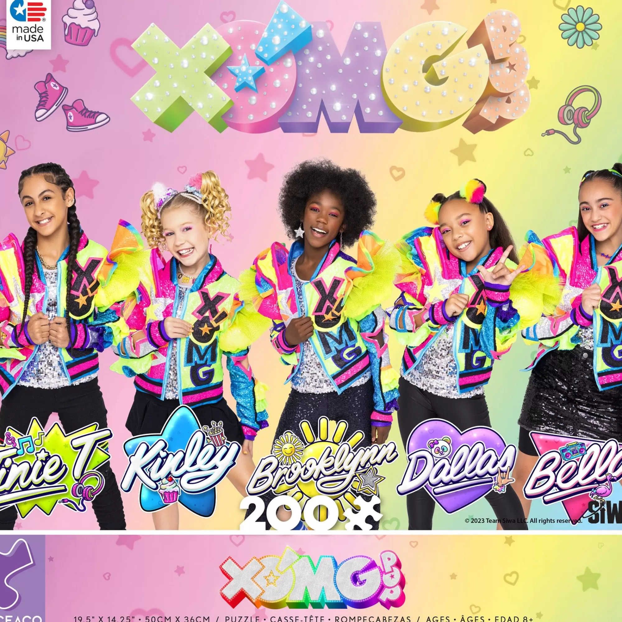 Ceaco This Girl Can - We Are Xomg Pop - 200 Piece Puzzle* Kids Puzzles
