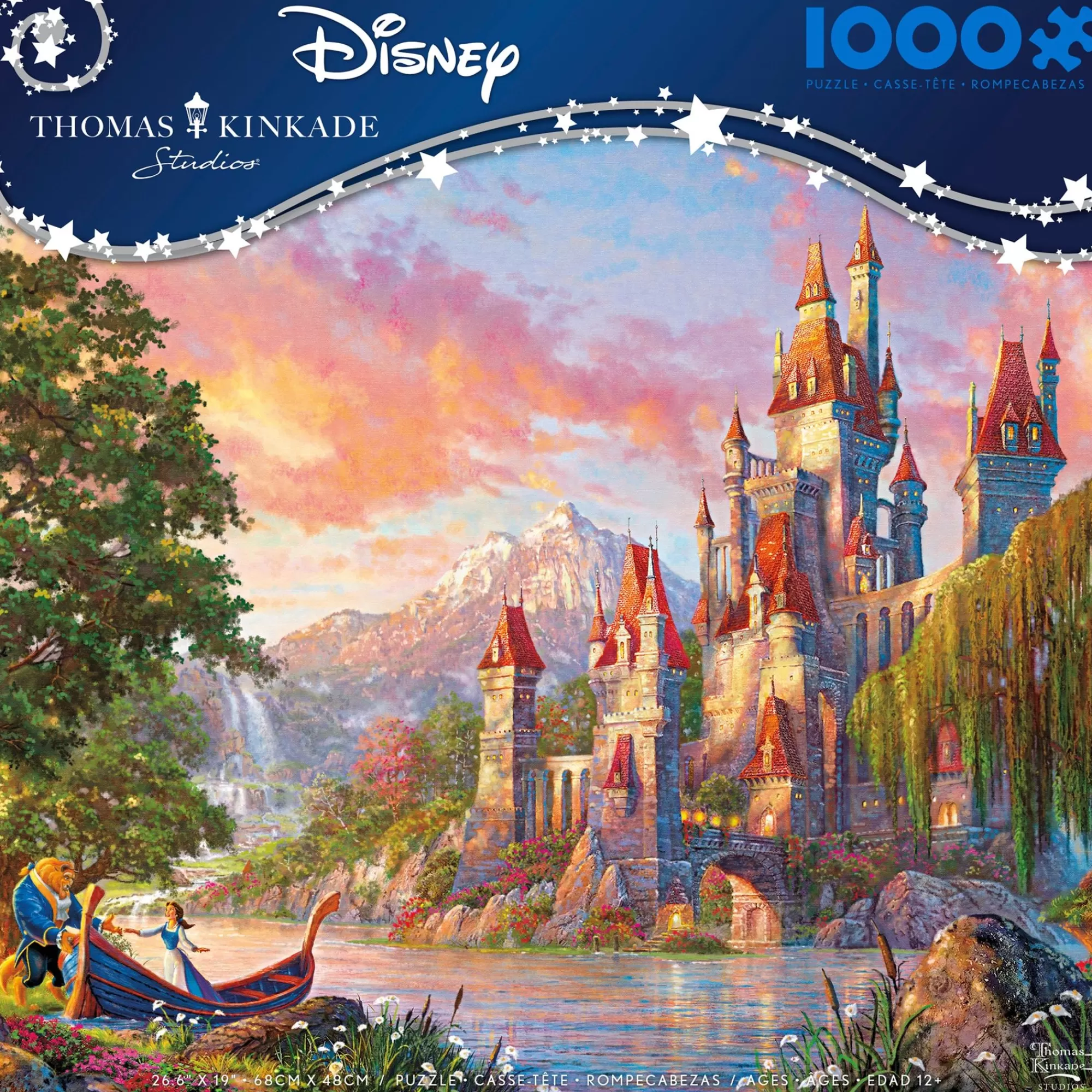 Ceaco Thomas Kinkade Disney - Beauty & The Beast Ii - 1000 Piece Puzzle* Disney Puzzles